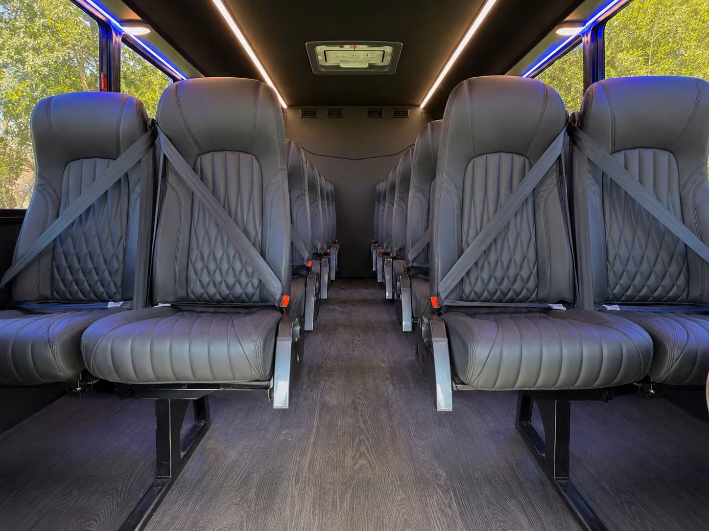 20 passenger minibus inside