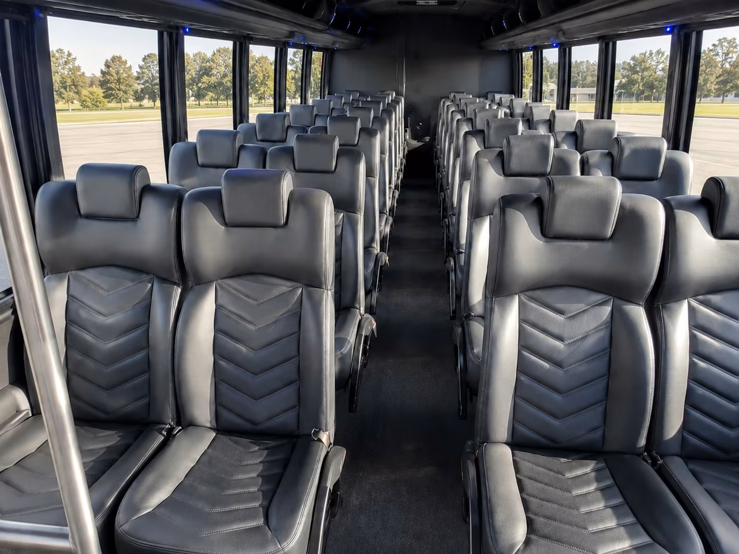 20 passenger minibus interior