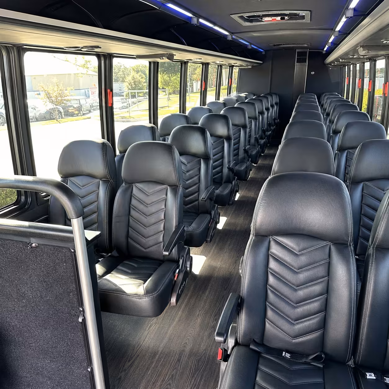 30 passenger minibus interior