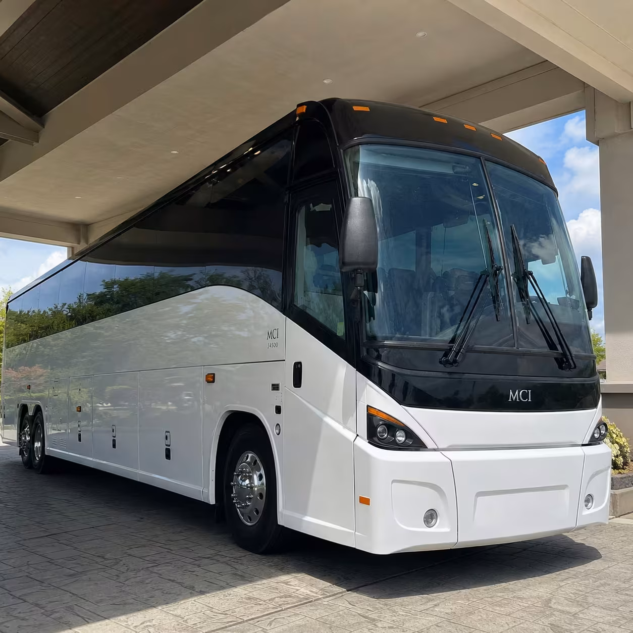 56 passenger charter bus