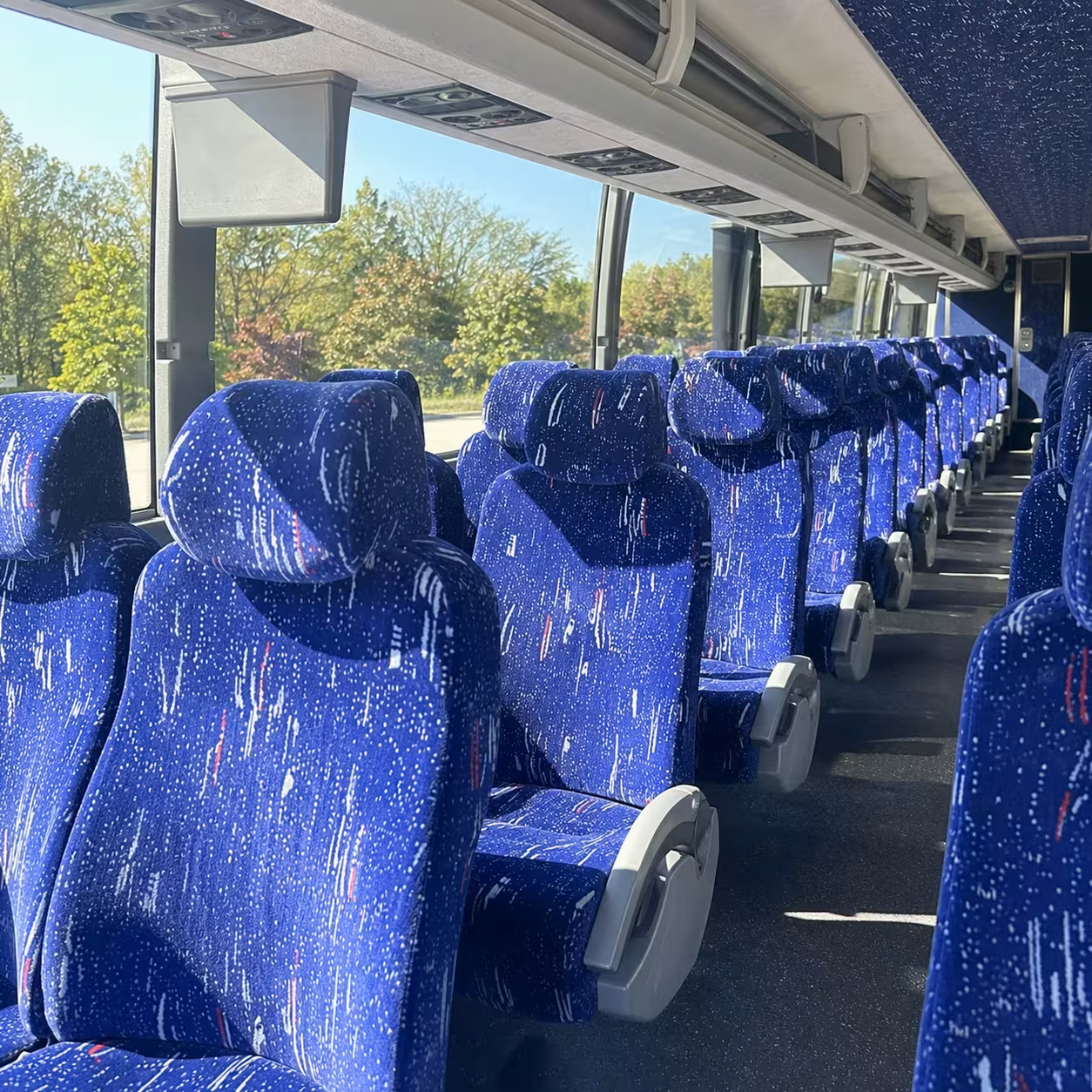 charter bus rentals from gastonia to truliant amphitheater and skyla