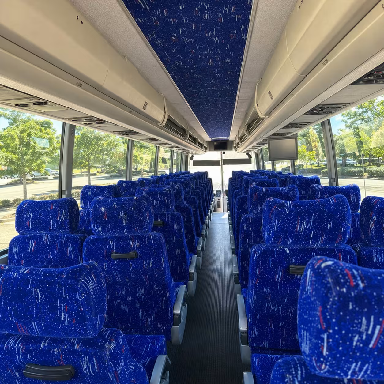 gastonia charter bus interior
