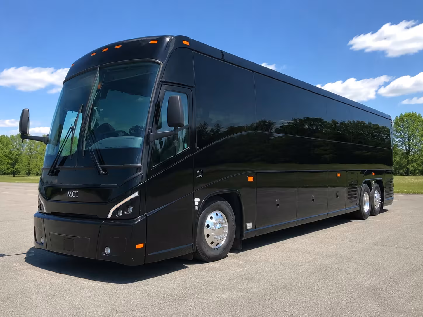 gastonia charter bus rental exterior
