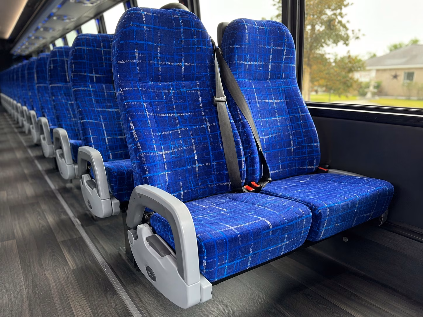 gastonia charter bus rental inside