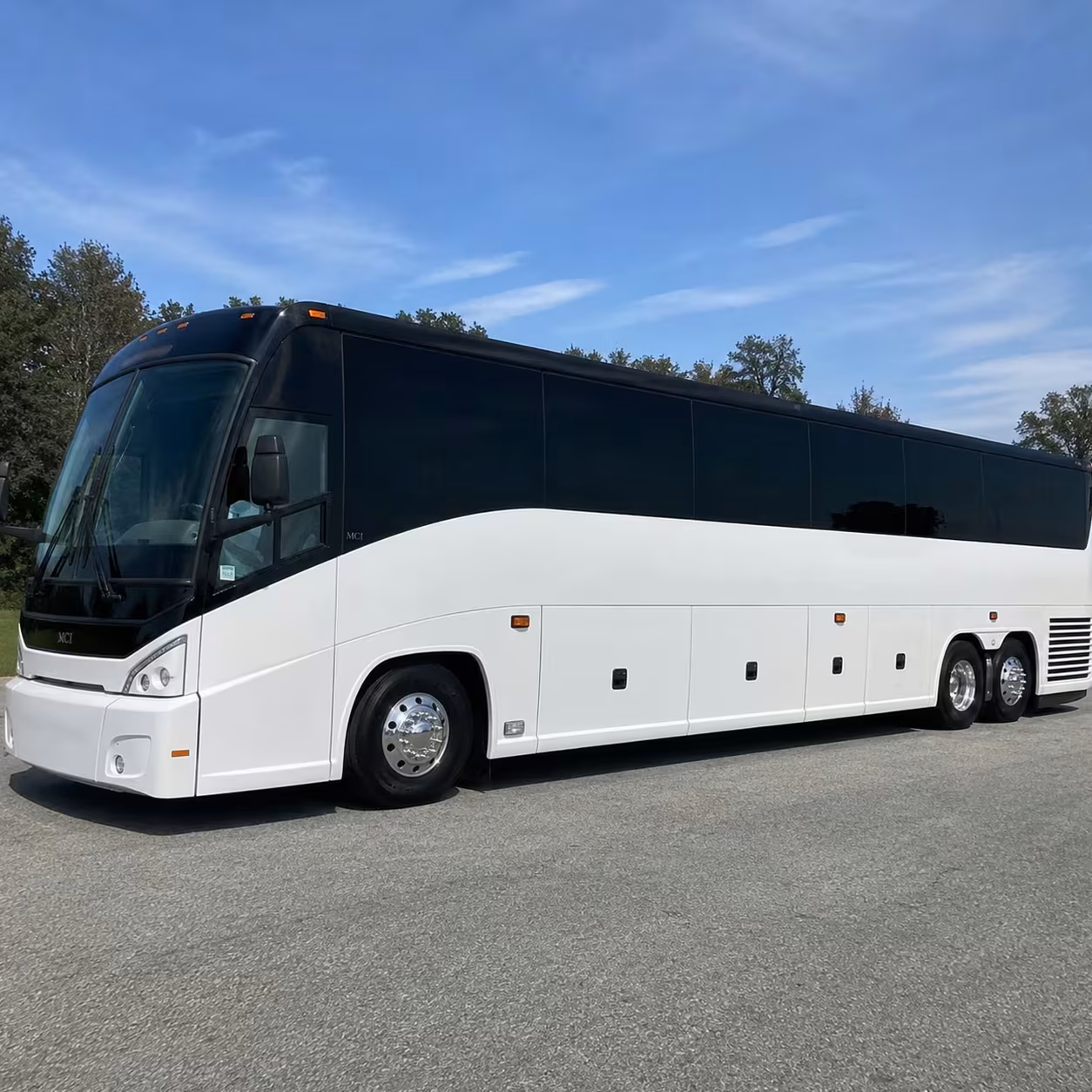 long distance charter buses from gastonia to carolina military bases