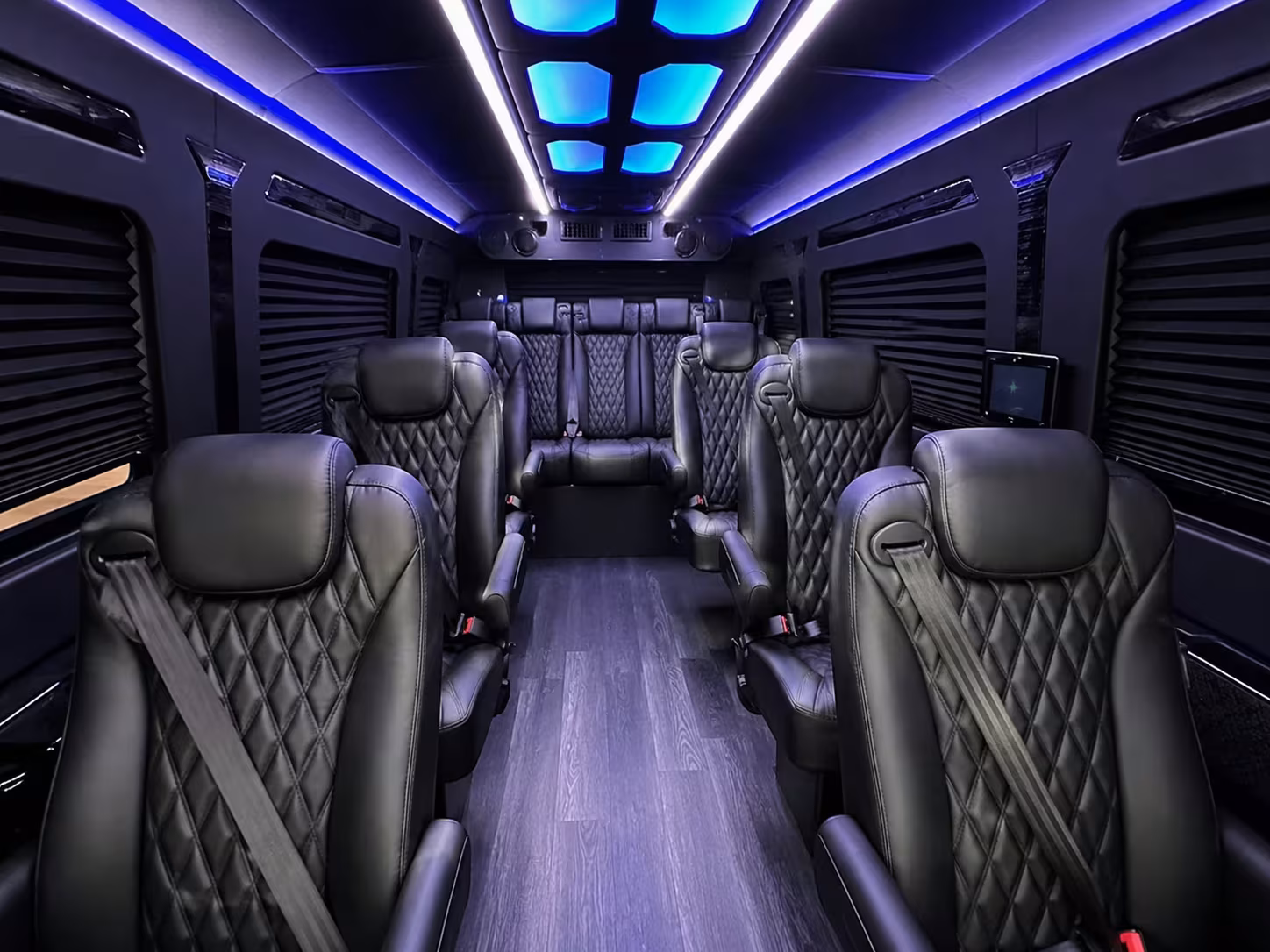 sprinter van with driver inside