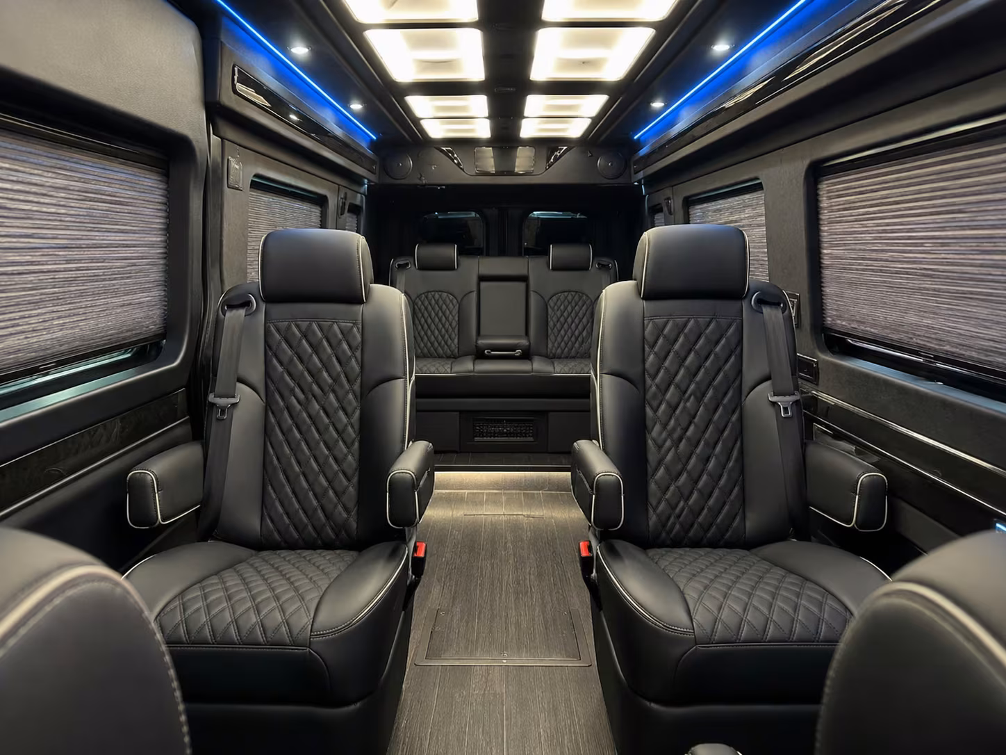sprinter van with driver interior