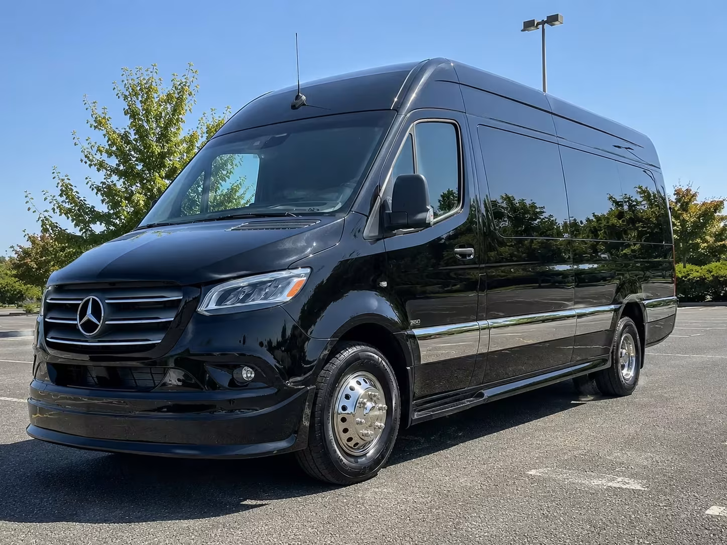 sprinter van with driver