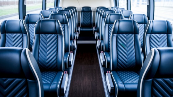 gastonia 18 passenger minibus inside