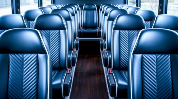 gastonia 20 passenger minibus inside