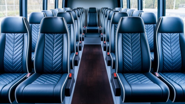 gastonia 25 passenger minibus inside