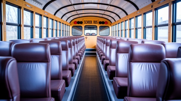 gastonia school bus rental inside
