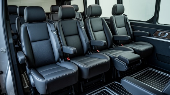 gastonia sprinter van with driver inside