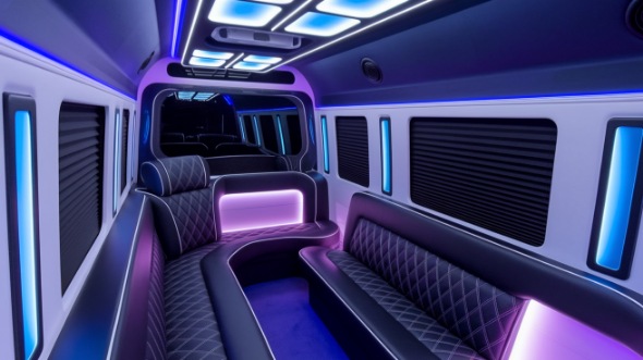 sprinter limo rental interior gastonia